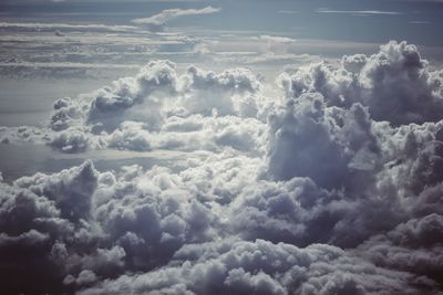 Low angle view of cloudscape against sky