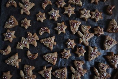 Full frame shot of cookies