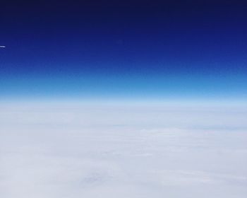 Scenic view of cloudscape against blue sky