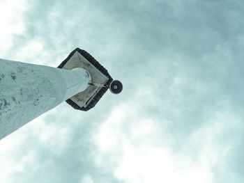 Low angle view of built structure against sky