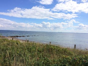 Scenic view of calm sea