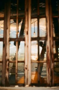 Close-up of window in building