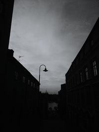 Low angle view of building against sky