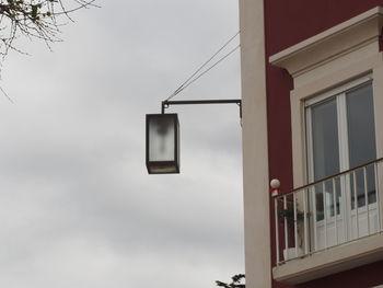 Low angle view of building against sky