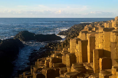 Panoramic view of sea against sky