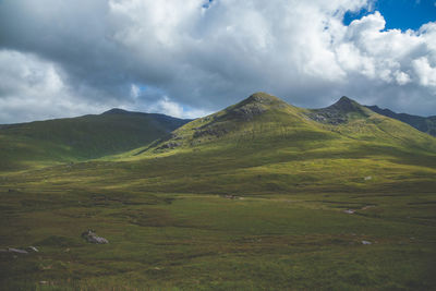 Scenic view of landscape against sky