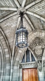 Low angle view of ceiling