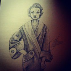 Close-up of female statue