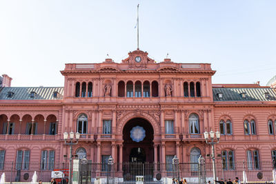 Low angle view of building against sky