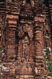 View of buddha statue in temple