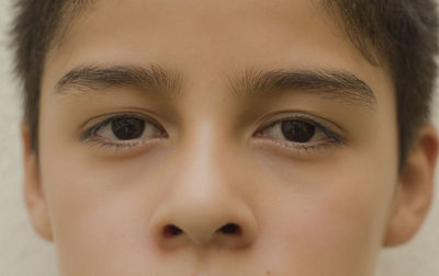 Close-up portrait of boy