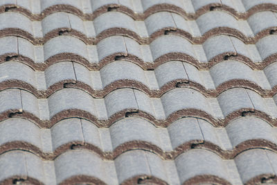 Full frame shot of roof tiles