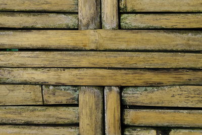 Full frame shot of wooden fence