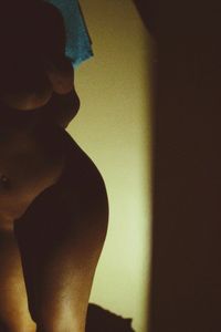 Close-up of woman in bikini