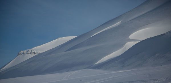 Low angle view of mountain against sky