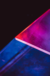 High angle view of umbrella on table at home