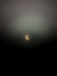 Scenic view of moon against sky at night