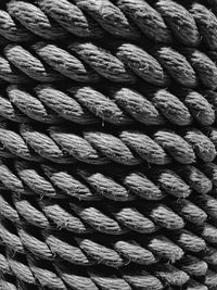 Full frame shot of spiral rope
