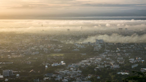 Aerial view of cityscape