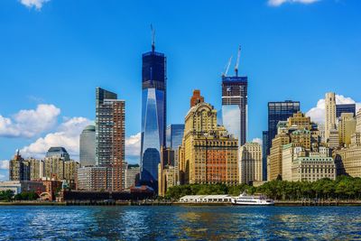 City skyline against sky