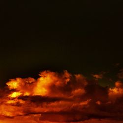 Scenic view of dramatic sky