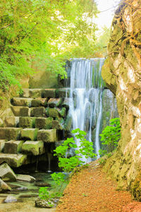 Waterfall in forest