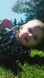 Portrait of young woman