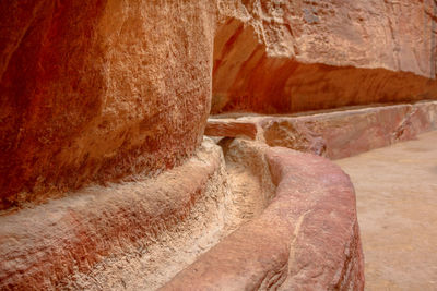 Close-up of rock formation