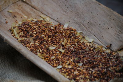 Close-up of coffee beans