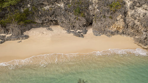 Scenic view of rock formations