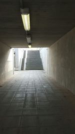 Empty corridor of building