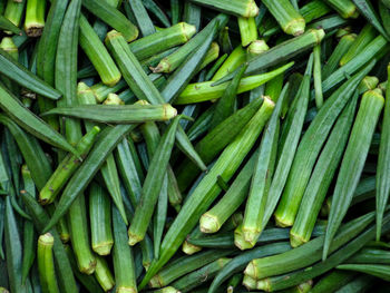 Full frame shot of fresh vegetables in market