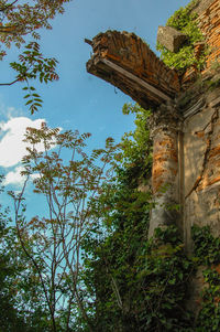 Low angle view of historical building