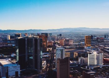 High angle view of cityscape