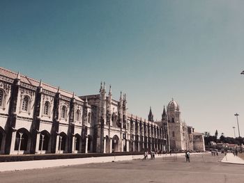 View of historical building against clear sky