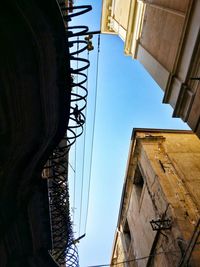 Low angle view of buildings in city