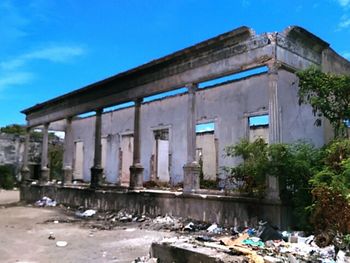 Built structure against blue sky