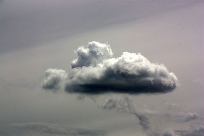 Low angle view of clouds in sky