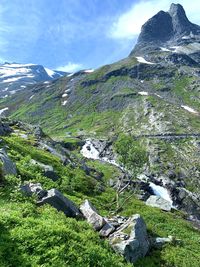 Scenic view of landscape against sky