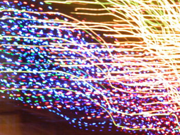 Full frame shot of colorful lights