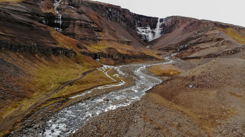 Hengifoss waterfall, east of iceland