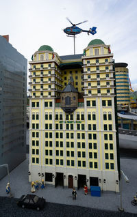 Low angle view of building against sky