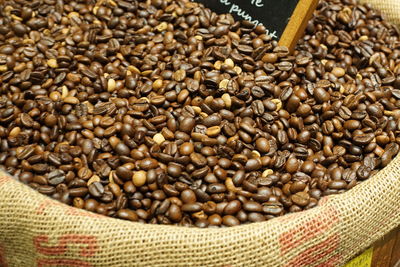 Close-up of coffee beans