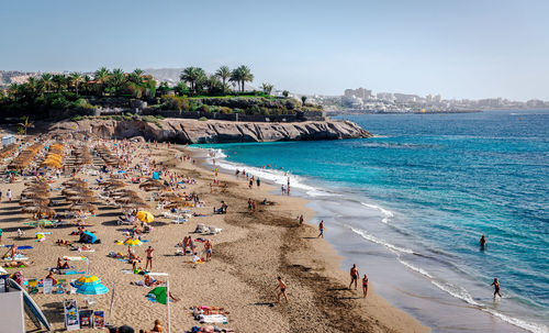 People on beach