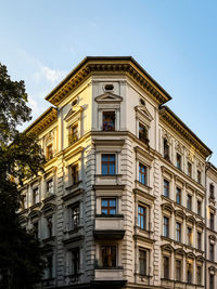 Low angle view of building against sky