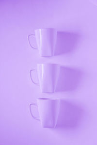 Close-up of coffee cup against white background