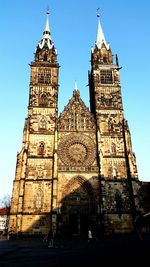 Low angle view of church