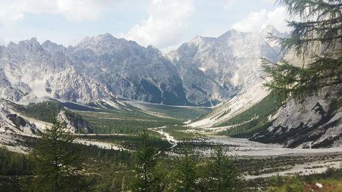 Panoramic view of landscape against sky