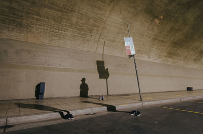 Man standing on floor