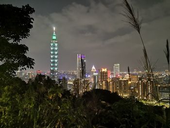 View of taipei 101 at elephant hill